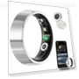 Превью Smart Health Ring Tracker with Charging Case — Smart Rings, OUFANTE