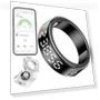 थंबनेल Smart Health Ring with Display Screen — Smart Rings, XiaYchaug