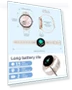 Превью Smart Watch with Answer/Make Calls — Smartwatches, HUAKUA