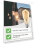 Thumbnail Vintage Amber Glass LED Filament Bulb — Street Lighting, Qualilux