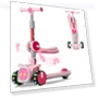 Превью 2-in-1 Scooters Kids 3 Wheel Kick Scooter — Push Scooters, Keamaidy