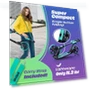 Превью Adjustable Height Folding Scooter with Large Wheels — Push Scooters, SKIDEE