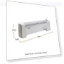 Thumbnail Baseboard Space Heater with Adjustable Thermostat — Portable Heating Solutions, EZ-HEAT