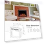 Превью Electric Fireplace Insert — Timers, R.W.FLAME