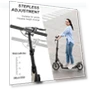 Превью Foldable Scooter with Rear Disc Brake & Dual Shock Absorbers — Push Scooters, Aolorozo