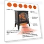 Превью Freestanding Electric Fireplace Heater — Portable Heating Solutions, KOFOHON