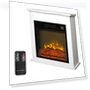 Thumbnail Freestanding Electric Fireplace Stove Space Heater — Portable Electric Heaters, Zokop