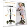 Превью Light Up 3 Wheel Kick Scooter for Kids — Push Scooters, TONBUX