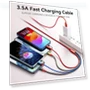 Thumbnail Multi USB Charging Cable 4A, 4-in-1 Braided Charging Cord — Chargers & Cables, Minlu