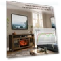 Превью Rustic Fireplace TV Stand with Fireplace Heater — Entertainment Armoires, Innoflame