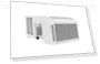 Thumbnail ClearView Inverter Window Air Conditioner Unit — Ceiling Fans, GE Profile