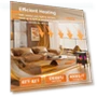 Превью Electric Fireplace Stove — Portable Electric Heaters, ROVSUN