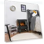 Thumbnail Electric Fireplace Stove — Portable Heating Solutions, Tangkula