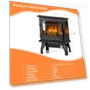 Thumbnail Electric Fireplace Stove — Portable Heating Solutions, Tangkula
