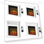 Превью Freestanding Electric Fireplace Stove Space Heater with Realistic Flame — Tabletop Fireplaces, Bonnlo
