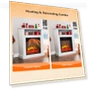 Превью Freestanding Electric Fireplace Stove Space Heater with Realistic Flame — Tabletop Fireplaces, Bonnlo