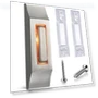 Превью Heavy Duty Metal Door Bell Button with Warm LED Light — Push Buttons, Enhon