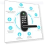 Превью Keyless-Entry Fingerprint Smart Door Lock — Biometric Security, Sifely
