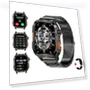 Thumbnail Military Smart Watch with Altimeter, Barometer, and Compass — Smartwatches, QTLLBT