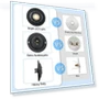 Thumbnail Round Metal Doorbell Push Button — Chimes, Dreyoo