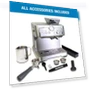 Превью Semi Automatic Coffee Maker With Manual Tamper — Coffee & Espresso Combos, Koolatron