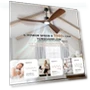 Thumbnail Smart Ceiling Fan with Light — Ceiling Fan Wall Controls, BOOSANT