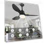 Thumbnail Smart Ceiling Fan with Light — Ceiling Fan Wall Controls, LINJO