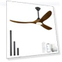 Thumbnail Wood Ceiling Fan with Light — Ceiling Fan Wall Controls, WANGOFUN