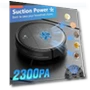 Thumbnail 2 in 1 Robotic Vacuum Cleaner with Schedule, App/Voice — Smart Cleaning Robots, MAMNV