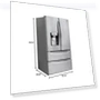 Превью 28 Cu. Ft. 4-Door French Door Refrigerator — Cooling Solutions, LG