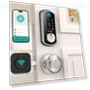 Thumbnail Smart WiFi Door Lock Set — Smart Home Security, hornbill