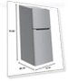 Thumbnail Compact ADA Top Freezer Refrigerator — Cooling Solutions, Frigidaire