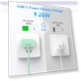 Превью Fast Charging USB C Wall Charger with Lightning Cable — Chargers, Dayaoncy