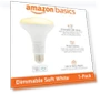 Thumbnail Smart BR30 LED Light Bulb — LED, Amazon Basics