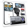 Thumbnail Triple Channel Dash Cam with WiFi 6 — Rearview Cameras for Cars, Icesky