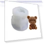 Thumbnail Cartoon Milk Tea Coffee Bear Ice Cube Silicone Mold — Molds