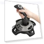 Thumbnail PC Computer Flight Simulator Joystick Gamepad — Flight Simulation Controllers, PXN