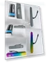 Thumbnail QC Docking Station with LED Light - Slide Cover USB Center USB Hub — EV Charging Accessories
