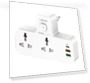 Thumbnail Universal Power Socket with 2 Outlets and 3USB Ports — Power Hubs, LDNIO