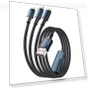 100W 3 in 1 USB A to USB C, Lightning, Micro Data Cable — Cables, ESSAGER