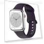 Превью 8-shaped Buckle Butterfly Embossed Silicone Watch Band — Girls' Watch Straps, Kalebol