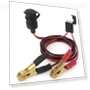 Thumbnail Car Cigarette Lighter Socket To Battery Alligator Clip Connector — Vehicle Power Solutions