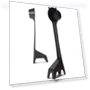 Thumbnail Cartoon Giraffe Shaped Coffee Spoon Set — Measuring Spoons