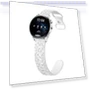 Concave Leopard Print Butterfly 8-shaped Buckle Silicone Watch Band — Bands
