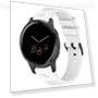 Dotted Black Buckle Silicone Watch Band — Fitness Bands, Garmin