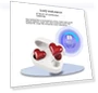 Thumbnail Heart-shaped Wireless Headphones — In-Ear Headphones