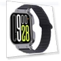 Thumbnail Metal Black Frame Integrated I-shaped Magnetic Silicone Watch Band — Watch Accessories, Redmi