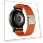 Press Button Connector Parachute Buckle Elastic Nylon Watch Band — Watch Straps & Bands, Samsung