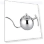 Превью Stainless Steel Coffee Pot with Strainer — Stovetop Moka Pots