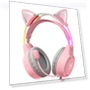 Wired Gaming Headphones with Cat Ear Design — On-Ear Headphones, ONIKUMA
